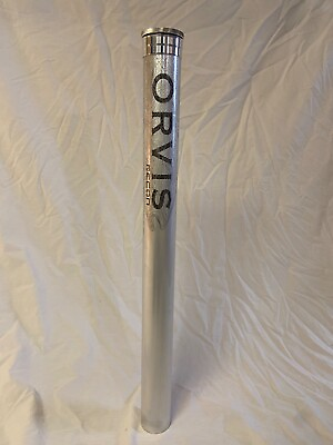 #ad Orvis Fly Rod Case Tube 27quot; X 2 1 8quot; Case Only Made in USA Chrome Metal Empty $32.95
