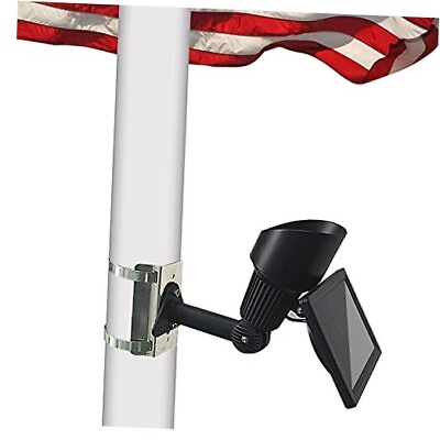 #ad Solar Flag Pole Light 5 Super Bright LED Flagpole Light Solar Powered $74.98