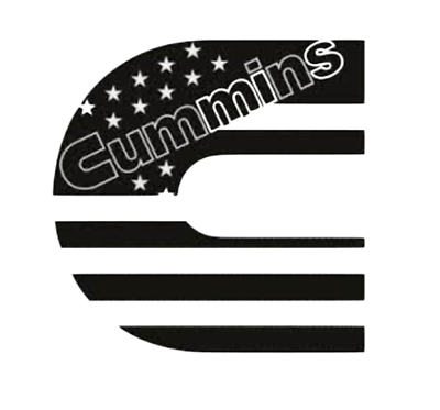#ad CUMMINS Diesel Stars and Stripes Truck Logo Vinyl Decal Sticker Multi Colors 5x5 $4.00