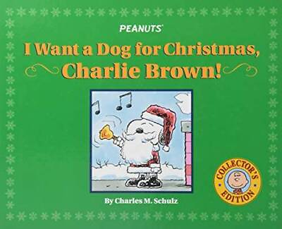 #ad #ad I Want a Dog for Christmas Charlie Brown Hardcover GOOD $3.96