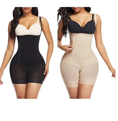 #ad Women#x27;s Detachable Straps Side Zip Firm Compression Tummy Control Body Shaper $36.85