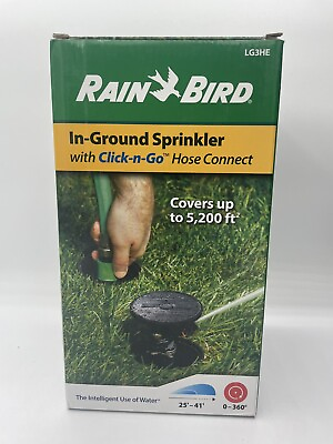 #ad Rain Bird In ground Impact Sprinkler With Click n go Hose Connect $29.99