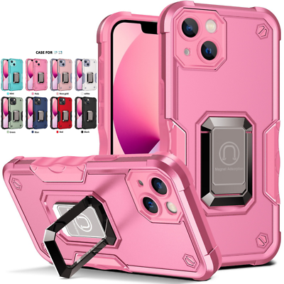 #ad For iPhone 13 12 Pro Max 11 XS X XR 8 7 Plus Shockproof Holder Hybrid Case Cover $4.89
