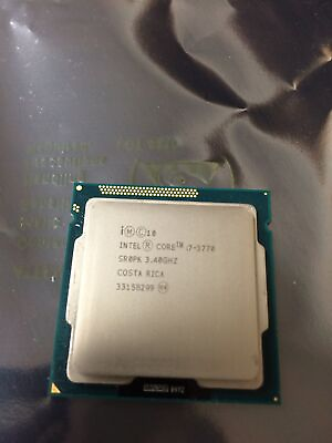 #ad Intel Core i7 3770 3.40GHz Quad Core CPU Processor QC1W LGA1155 Socket $33.49