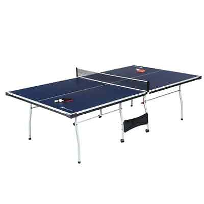 #ad Official Size Indoor Tennis Ping Pong Table 2 Paddles Balls Foldable $143.10