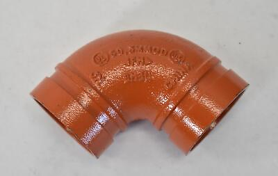 #ad 2quot; Galvanized Steel Elbow Fitting 90° 2quot; OD 60.3MMOD SPF Orange Replacement $13.99