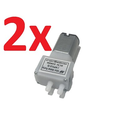 #ad 2 X Small water pump Spray 3v 3.7v 6v Diaphragm Mini Micro Priming Dc WPS12 E37 $15.71