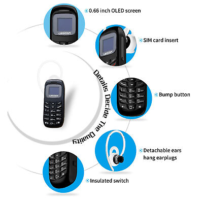 #ad L8star Bm70 Mini Mobile Phone Multifunctional Support Memory Expansion Two Sim $17.94