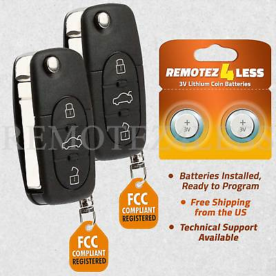#ad 2 for 1998 1999 2000 2001 VW Volkswagen Beetle Golf Keyless Car Remote Key Fob $22.45
