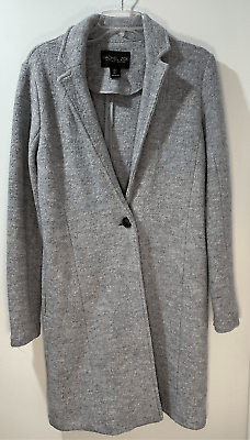 #ad Rachel amp; Zoe LA NY long gray wool blend cardigan coat size small #23 0611 $54.00