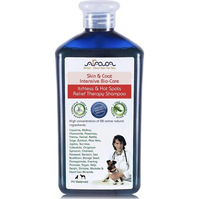 #ad Natural Medicated Dog Shampoo Anti Yeast Anti Itch Dog Shampoo Healthy Coat Skin $25.99