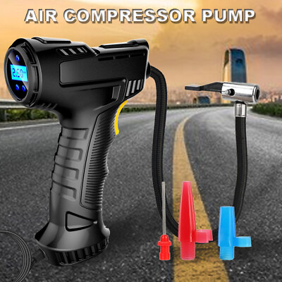 #ad Portable Air Compressor Digital Electric Tyre Inflator Pump Car Auto 12V 150PSI $18.99