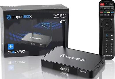 #ad SUPERBOX S4 PRO WITH VOICE COMMAND SEND BEST REASONABLE OFFER $229.00