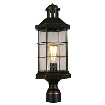 #ad Eglo Post and Lamp Set 21.26quot;x7.52quot;x7.52quot; 1 Light Outdoor Oil Rubbed Bronze $117.33