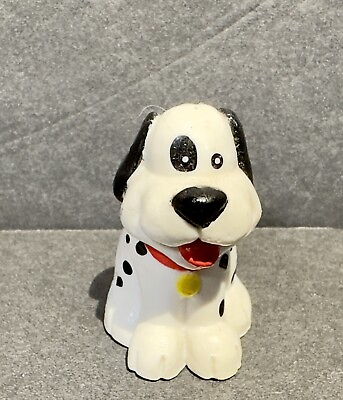 Vintage 1994 Buddy L 1.75quot; PVC Hard Plastic Dog Dalmatian Figure $4.95
