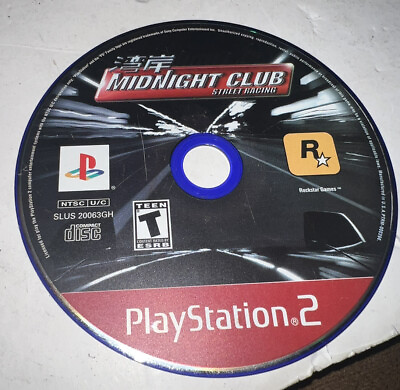 #ad Midnight Club: Street Racing PlayStation 2 2000 PS2 DISC ONLY TESTED GAME $7.66