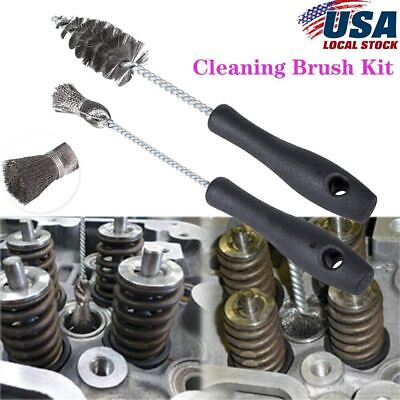 #ad Cylinder Injector Sleeve Cup Seat Bore Cleaning Brush Kit For CAT Ford $30.98