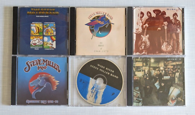 #ad Steve Miller Band 6 CD Lot Your Saving Grace Greatest Hits Best Of Wind River $36.00