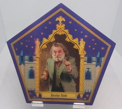#ad Universal Harry Potter Bertie Bott Wizarding World Chocolate Frog Trading Card $10.69