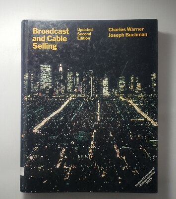 #ad BROADCAST AND CABLE SELLING WADSWORTH SERIES IN MASS By Charles Warner amp; Joseph $19.99