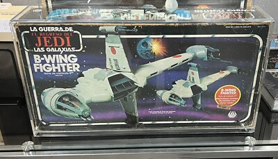 #ad Star Wars LILI LEDY Mexico Version 1983 Vintage B Wing Fighter Box Working Case $999.00
