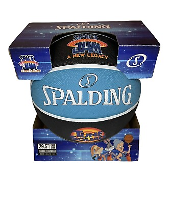 #ad Space Jam A New Legacy New Basketball 29.5 Full Size Spalding Indoor Outdoor $39.99