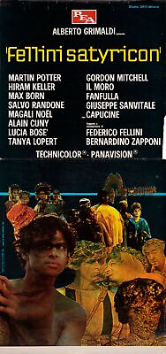 #ad Fellini Satyricon 1970 Italian Locandina Poster $175.00