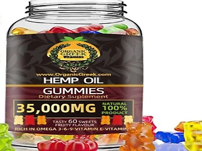 #ad Natural Gummies Gummy Bears Sleep Calm Rest Anxiety Inflammation Pain USA $15.99
