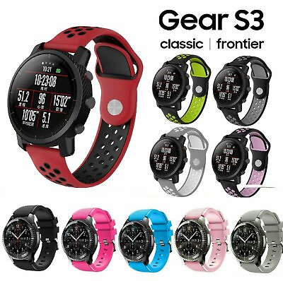 #ad Replacement Silicone Band Strap Bracelet For Samsung Gear S3 Frontier Watch $4.05