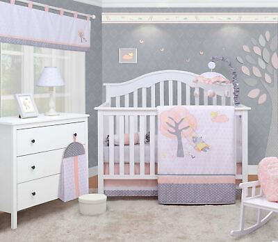 6 Piece Pink Little Puppy Dog Baby Girl Nursery Crib Bedding Sets By OptimaBaby $59.99