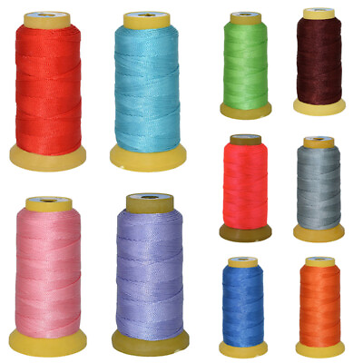 #ad Polyester Rope Beading Sewing Cord Thread For DIY Costumes Jewelry Making 1000m C $5.69
