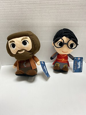 #ad Super Cute PLUSHIES Funko NWT Lot Of 2 HARRY POTTER And HAGRID 8quot; Soft NICE $14.99