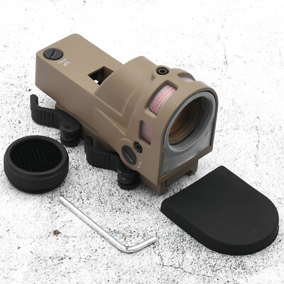 #ad M21 Tactical Self illuminated Reflex Red Dot Sight for Hunting with QD Mount TAN $69.30