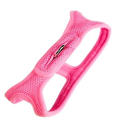 #ad ChokeFree Velpro Mesh Pet Shoulder Harness Collar 16quot; Pink $23.99