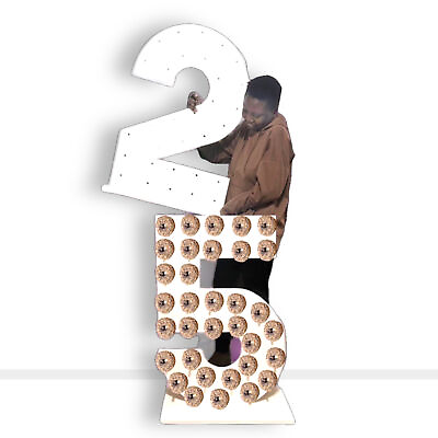 #ad 36quot; Custom Number Donut Wall Stands $145.00