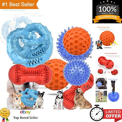 #ad Long Lasting Dog Toys Bundle for Medium to Large Breeds Squeaky Balls Chew Set $31.99