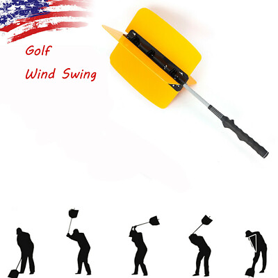 #ad Swing Wing Golf Power Wind Resistance Rractice Grip Trainning Aid Four Blades $23.75