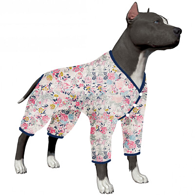 LovinPet Pet Surgical Recovery Suit Dog Large Dog Cone Alternative Sleep Warm $23.10