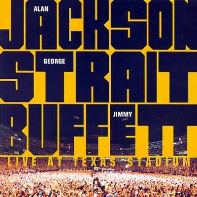 #ad Live at Texas Stadium by Jackson Alan Strait George Buffett Jimmy CD... $6.32