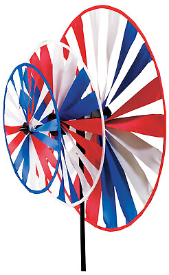 #ad Patriotic Triple Pinwheel Windspinner $21.50