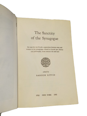 #ad Vintage Sanctity of the Synagogue case 4 mechitzah separation men amp; Woman 1962 $39.00