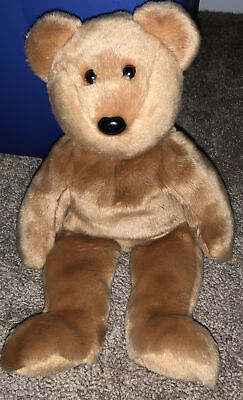#ad TY Beanie Buddies 2001 15 quot; Brown Bear Plush Stuffed Animal $14.00