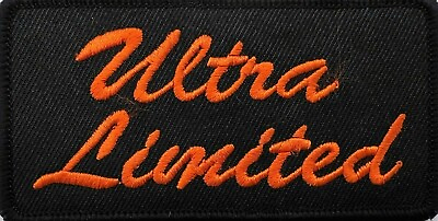 #ad Ultra Limited Motorcycle Vest Iron on Patch Harley Biker Chopper N 26 $6.24