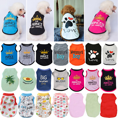 Pet Cat Puppy Small Dog Vest T Shirt Coat Dog Clothes Apparel Thin Shirt Costum☆ $5.55