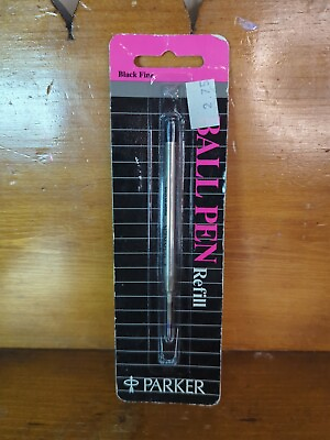 #ad Parker Black Ink Refill Black Fine New No. 30315 $8.49