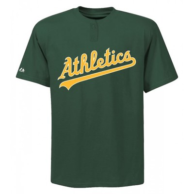 #ad Oakland Athletics Majestic Cool Base 2 Button MLB Replica Jersey Shirt MEN#x27;S $9.99