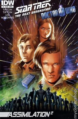 #ad Star Trek The Next Generation Doctor Who Assimilation Squared #3B VF 2012 $4.70