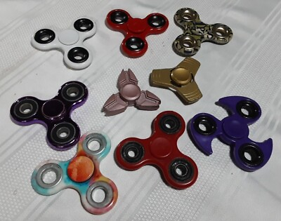 #ad Toy Fidget Spinners Girl Lot Pink Purple Gold Red White Pastel $15.99