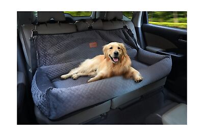 #ad Dog Car Seat for Back Seat Pet Booster Seat Travel Puppy Bed with Safety Belt... $131.27