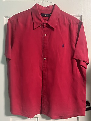 #ad Polo Ralph Lauren Linen Shirt in Pristine Condition $100.00